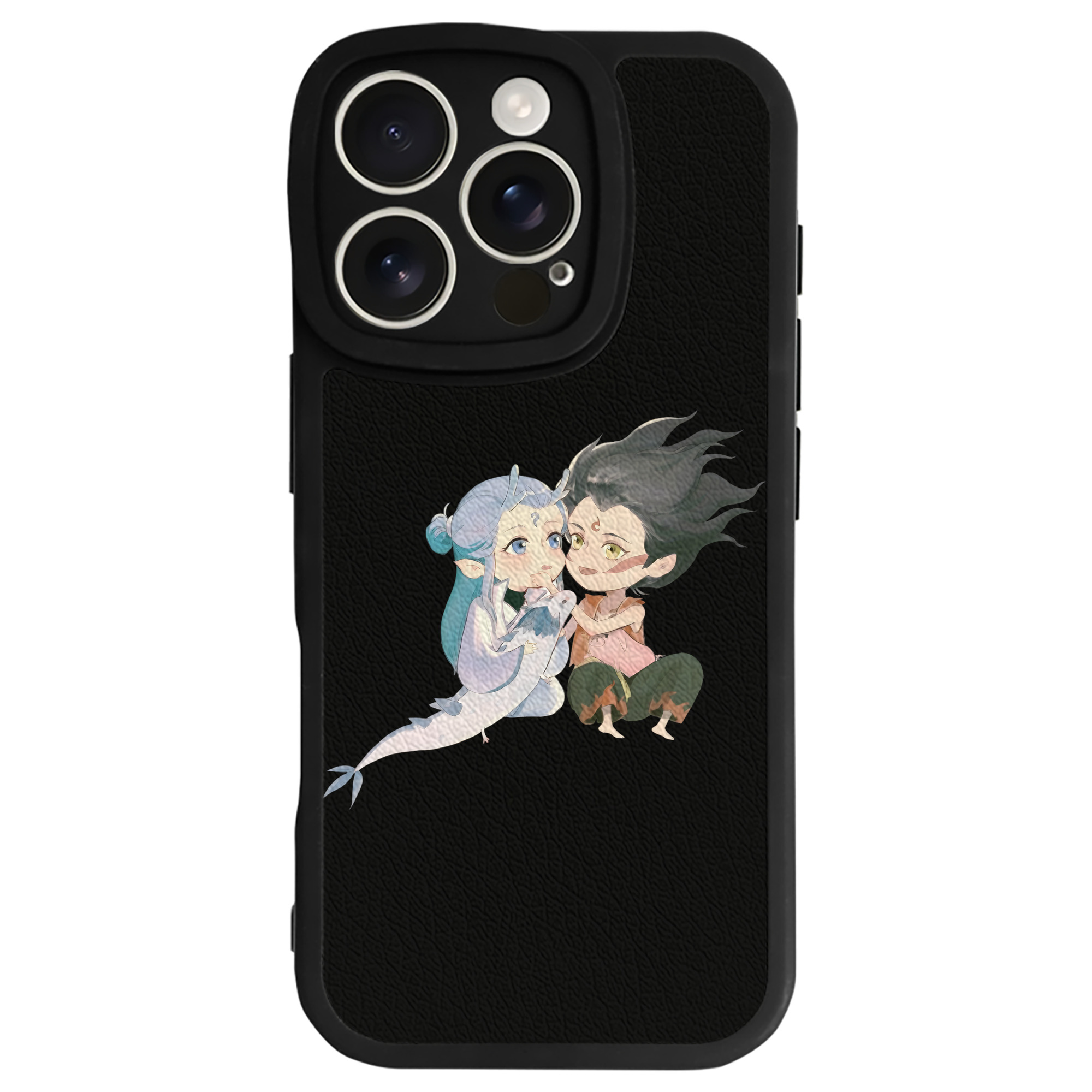 （画像用） Ne Zha 2 ナタ 魔童の大暴れ 【iPhone 16シリーズ対応】シリコンスマホケース（レザー調） 材質：シリコン